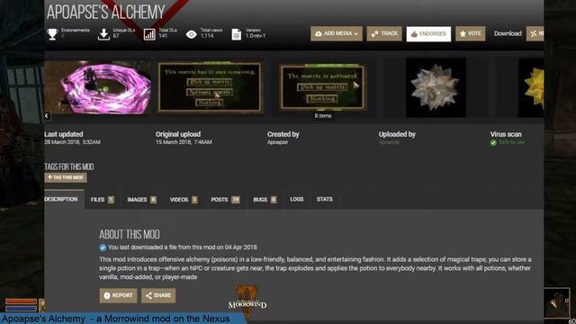 Danae Plays: Apoapse's Alchemy [MW mods ep. 18] смотреть онлайн
