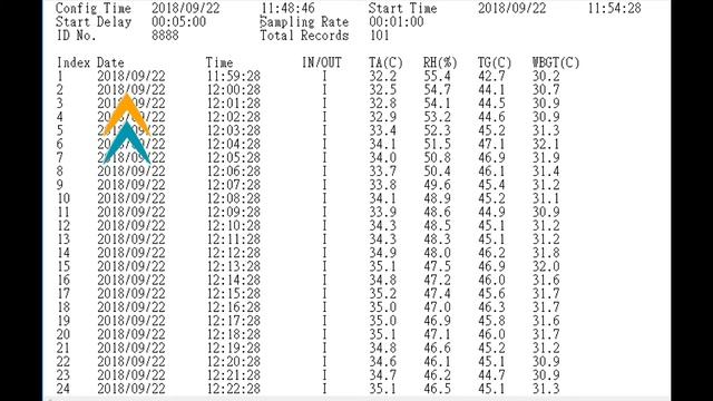 AZ 87786 WBGT Logger operation and calibration-English смотреть онлайн