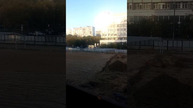 м.Царицыно , наземное место на котором происходила замена-ремонт тоннеля смотреть онлайн
