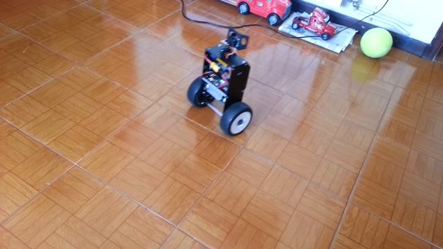 Raspberry Pi camera module openCV object tracking and following self balancing robot смотреть онлайн