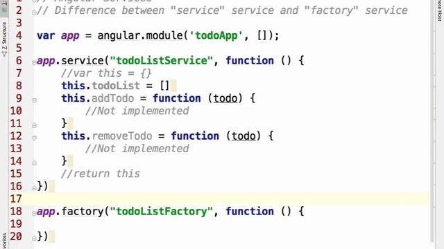 The Difference Between Angular Service and Angular Factory Service смотреть онлайн