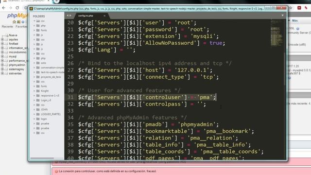 Acceso denegado - error 1045 - localhost / phpmyadmin - solución ? смотреть онлайн