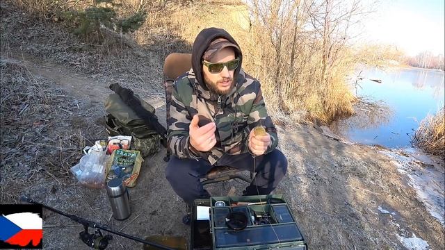 Ловля леща на поп-ап + пелец. Рыбалка в Чехии. SUP Board по льду. смотреть онлайн