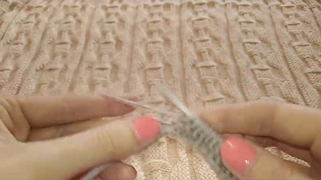 Как вязать лицевую гладь поворотными рядами/Вязание спицами для начинающих смотреть онлайн