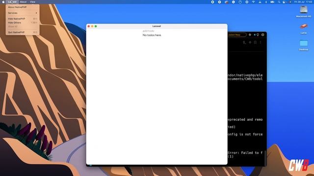 Building a Native Desktop Application with NativePHP based on a Livewire 3 app. смотреть онлайн
