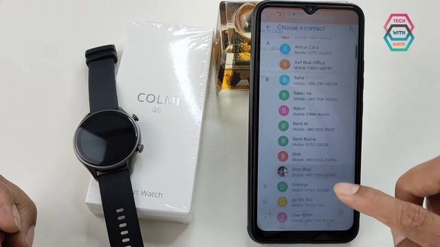 How To Add Contact Number and Call in Colmi i20 Smart Watch смотреть онлайн