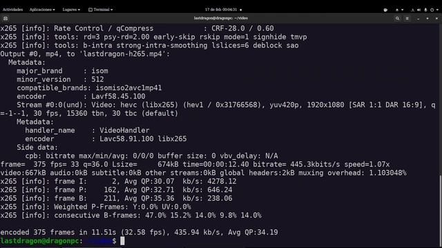 Vídeos con ffmpeg h264 h265 hevc vp9 vorbis смотреть онлайн