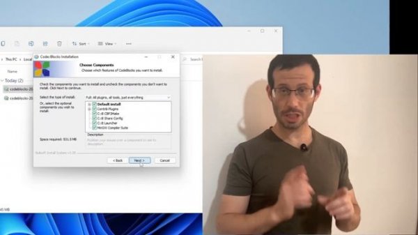 Codeblocks - the compiler's setup (gnu gcc compiler) is invalid