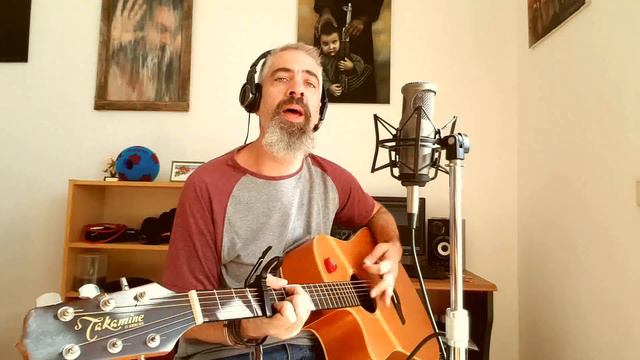 Deacon Blue - Real Gone Kid full acoustic cover смотреть онлайн