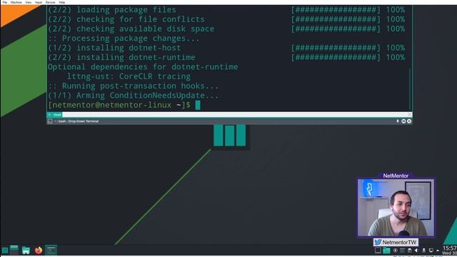Desarrollo de software en LINUX ? | Monta el entorno para trabajar con .NET смотреть онлайн