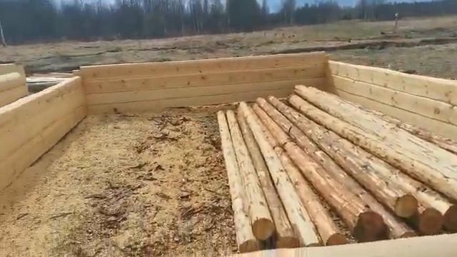 «Велижские срубы» сруб 6 на 9 метров, рубка в лапу смотреть онлайн