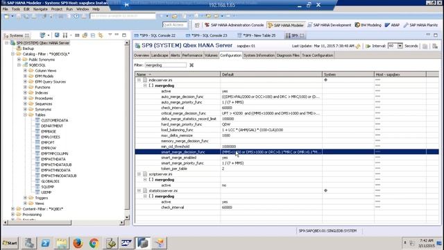 SAP HANA global temp table and Admin Console Day7 смотреть онлайн