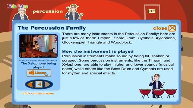 Musical Instruments of the Orchestra, Learn Sounds, Interesting & Educational Videos for Kids смотреть онлайн