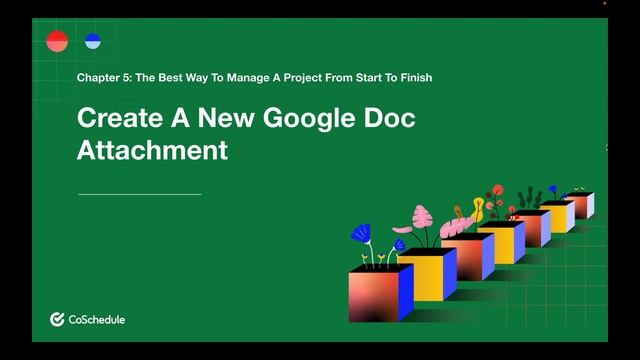 How To Create A New Google Doc Attachment in CoSchedule Marketing Calendar смотреть онлайн