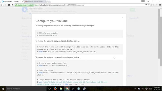 Digital Ocean Volumes Block Storage Tutorial смотреть онлайн