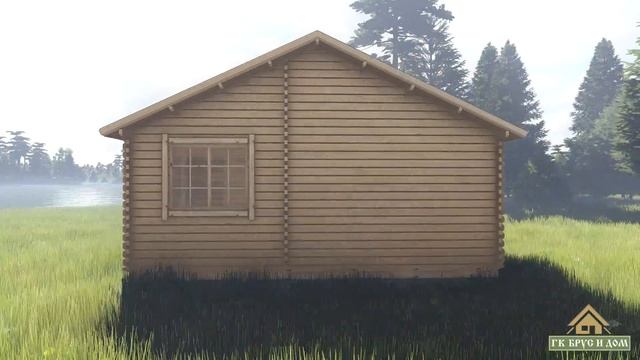 САДОВЫЙ ДОМ "КОВЧЕГ" 6х6 м смотреть онлайн