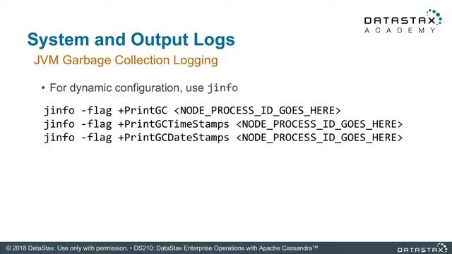 DS210.10 JVM Garbage Collection Logging | Operations with Apache Cassandra смотреть онлайн