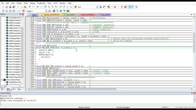 STM32F0 работа со светодиодной матрицей на MAX7219 смотреть онлайн