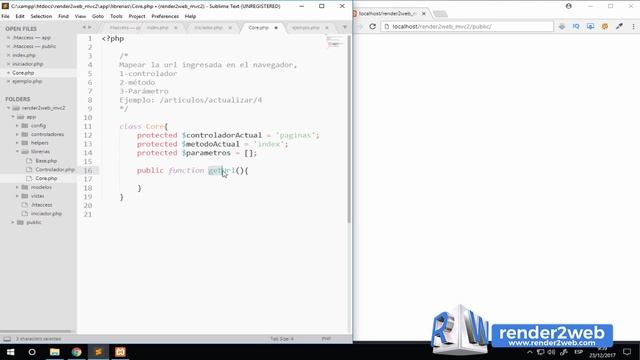 Ⓜ️ Curso MVC con PHP Parte 4 - Iniciador y la Clase Core смотреть онлайн