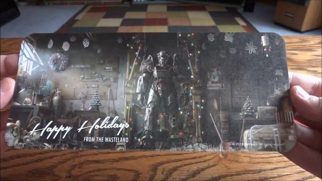 Fallout 4 Themed Holiday Christmas Card from Bethesda Unboxing & Review - HD 1080p смотреть онлайн