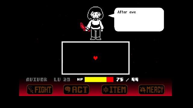 прохождение Undertale: No More Deals (chara battle) смотреть онлайн