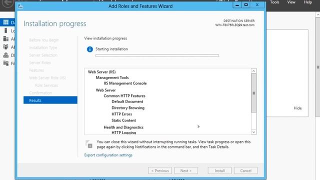 Windows server 2012: IIS installation and testing смотреть онлайн