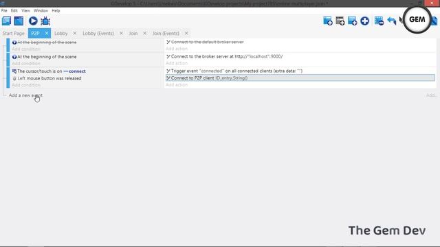 How to Create an Online Multiplayer Game in GDevelop 5 : Peer-to-Peer! [Easiest Way] смотреть онлайн