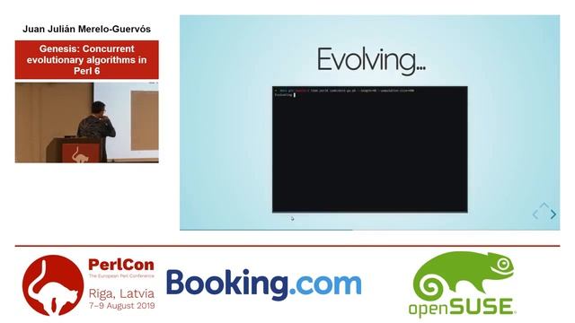 Juan Julián Merelo-Guervós. Genesis: Concurrent evolutionary algorithms in Perl 6 смотреть онлайн