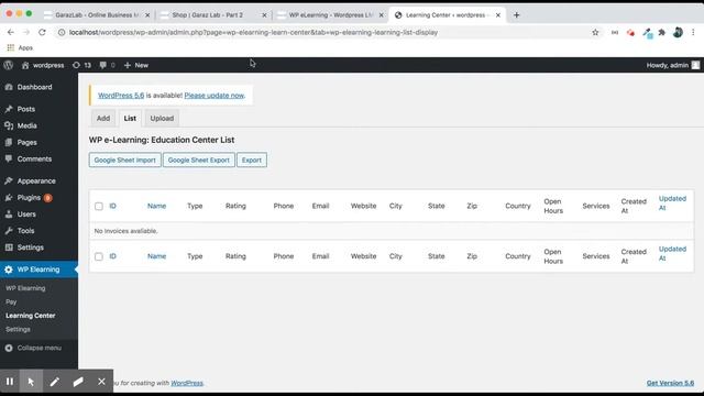WP E-Learning LMS Builder Google Spreadsheet Import Export Integration смотреть онлайн