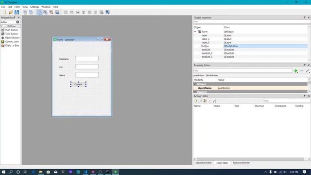 Designing the GUI of a Group Messaging App in Qt Designer смотреть онлайн