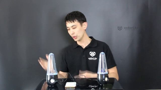 ОБЗОР! Музыкальные колонки мерцание воды! смотреть онлайн