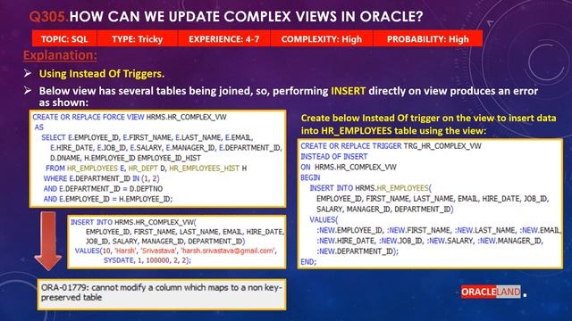 Oracle Database Interview Questions -PART 31 | SQL PLSQL Interview Questions and Answers. смотреть онлайн