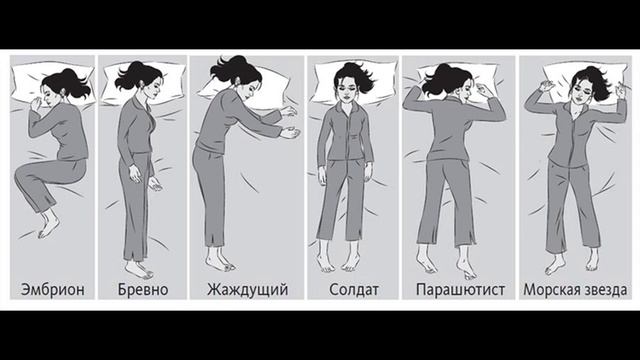 Выбираем самую полезную позу для сна смотреть онлайн