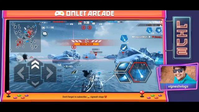Pacific Warships: World of Naval PvP Warfare on #vigneshvlogs | தமிழ் gameplay iOS android смотреть онлайн