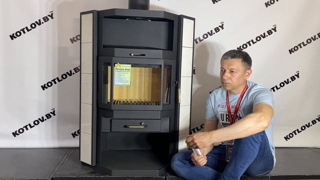 Печь-камин Мета-Бел Печора-Аква (АОТ-9,0-03) смотреть онлайн