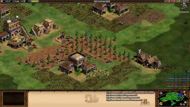 Aoe2 HD "The Forgotten": 4v4 Arabia (Turks, Cavalry Archer Rush) (12/26/13) смотреть онлайн