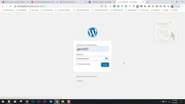 Add Facebook Chat Messenger plugin in WordPress Website смотреть онлайн