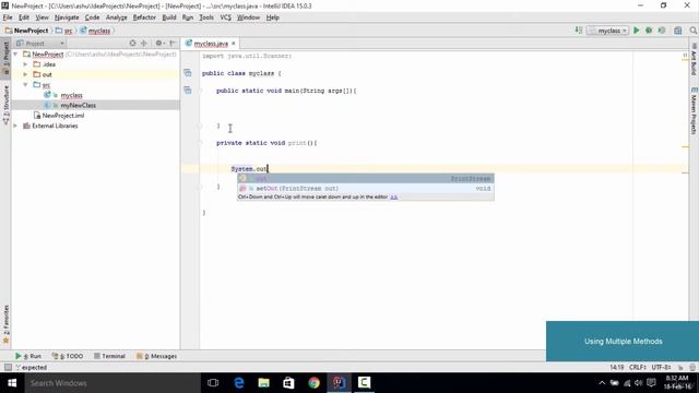 Multiple methods(JAVA PROGRAMMING) смотреть онлайн
