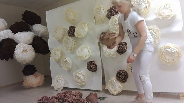 Как и обещала, процесс сборки фотозоны. смотреть онлайн