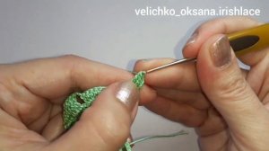 Большая бабочка крючком. Часть 1. Мотив по схеме из журнала «Дуплет». Irish lace.