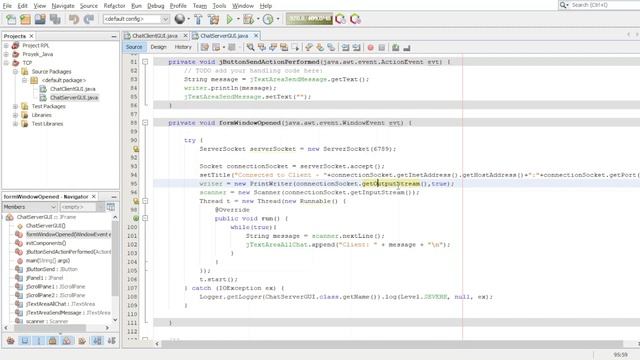 TCP Socket Programming dengan NetBeans смотреть онлайн