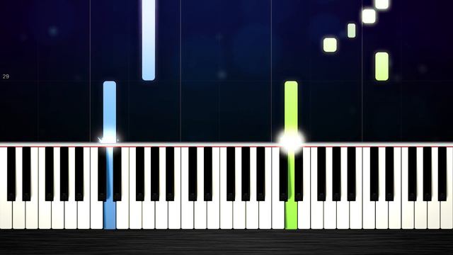 Mariage d'Amour (Spring Waltz) - SLOW EASY Piano Tutorial by PlutaX смотреть онлайн