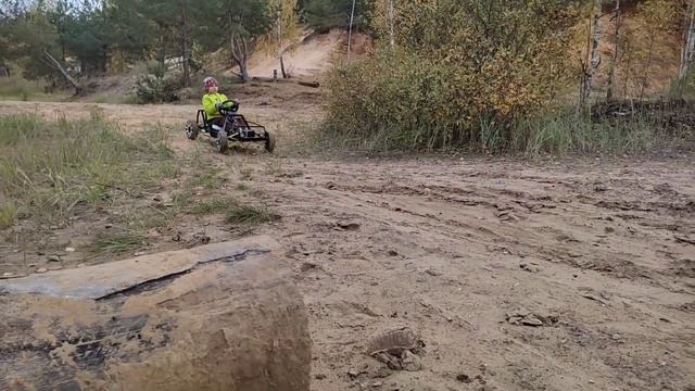 4wd, 2wd багги из гироскутера. Полный привод. Детский электромобиль своими руками. Buggу 4×4