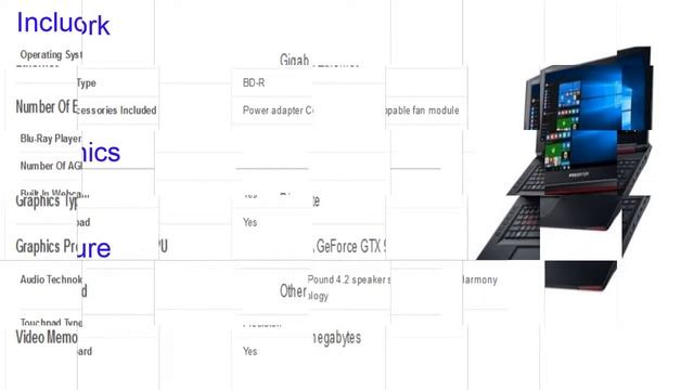 Acer 17.3 4K Ultra HD Laptop Model NH.Q0UAA.001 specification смотреть онлайн