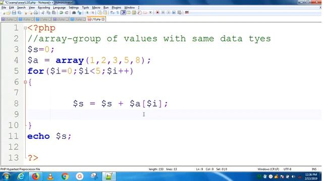 Index array in php | Lesson - 10 | PHP in Hindi смотреть онлайн