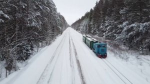 Каринская УЖД. Новогодний поезд