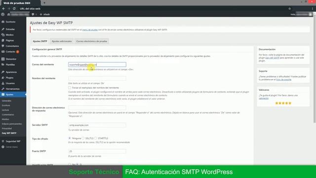 Autenticación SMTP en WordPress смотреть онлайн