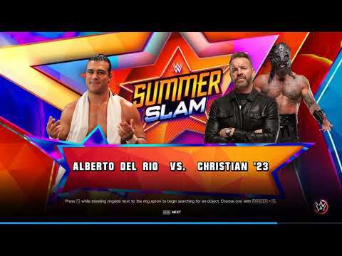 WWE2K23 Alberto Del Rio vs Christian w/Luchasaurus смотреть онлайн