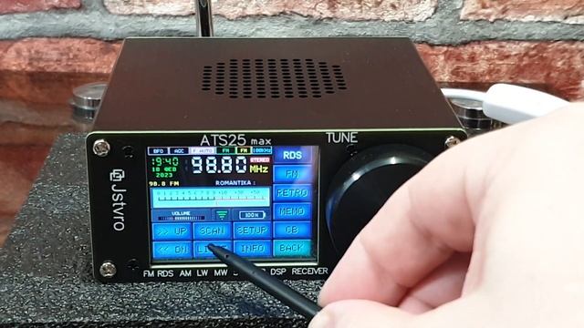 Приемник ATS25 Max. После доработки поддерживает все функции последней прошивки H-RADIO 4.14