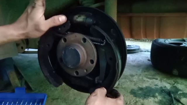 Skoda Octavia 1.9 TDI Rear Brake Shoe Remove & Brake Cylinder Malayalam video смотреть онлайн